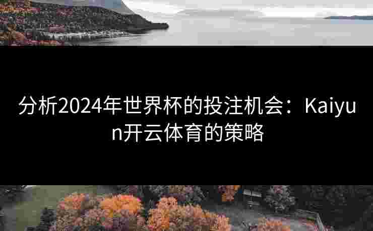 分析2024年世界杯的投注机会：Kaiyun开云体育的策略