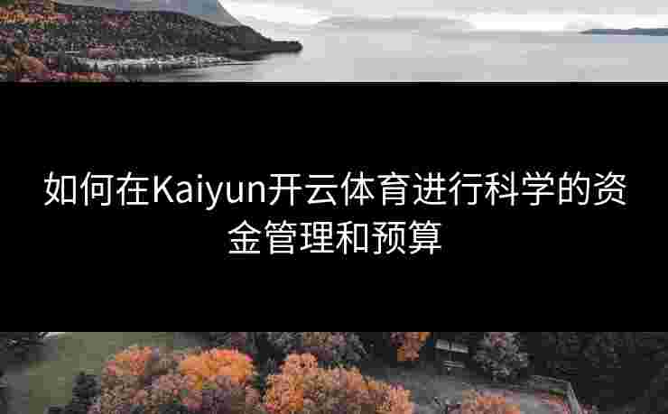 如何在Kaiyun开云体育进行科学的资金管理和预算